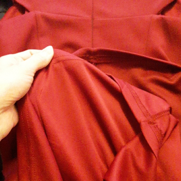 Banjul Burgundy cocktail dress - Picture 8 of 10